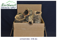 cork bark tubes - 10 lb. box